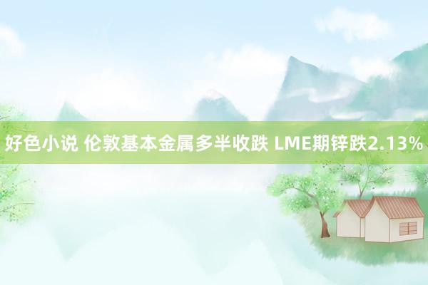 好色小说 伦敦基本金属多半收跌 LME期锌跌2.13%