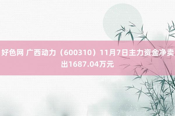 好色网 广西动力（600310）11月7日主力资金净卖出1687.04万元