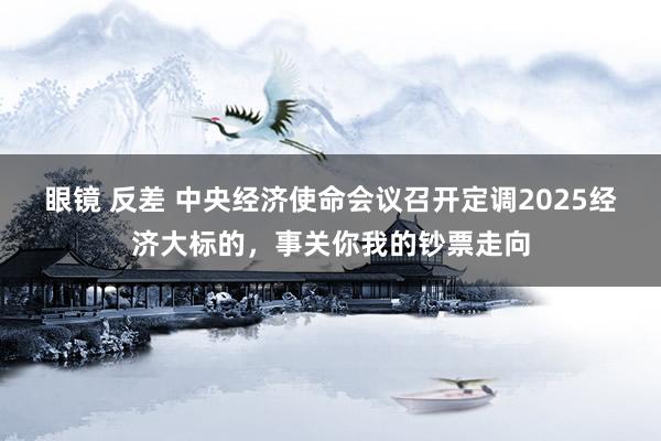 眼镜 反差 中央经济使命会议召开定调2025经济大标的，事关你我的钞票走向