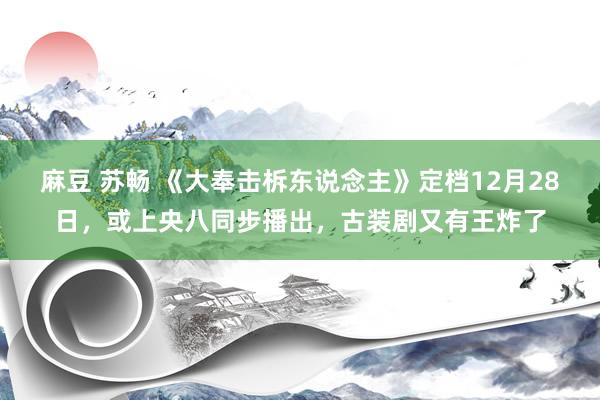 麻豆 苏畅 《大奉击柝东说念主》定档12月28日，或上央八同步播出，古装剧又有王炸了