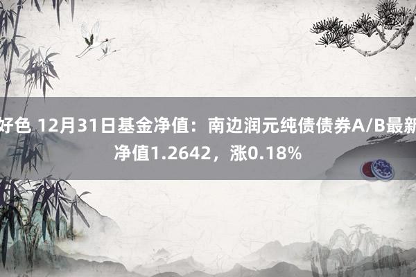 好色 12月31日基金净值：南边润元纯债债券A/B最新净值1.2642，涨0.18%