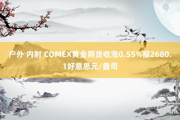 户外 内射 COMEX黄金期货收涨0.55%报2680.1好意思元/盎司