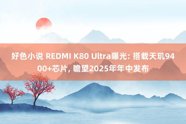 好色小说 REDMI K80 Ultra曝光: 搭载天玑9400+芯片， 瞻望2025年年中发布