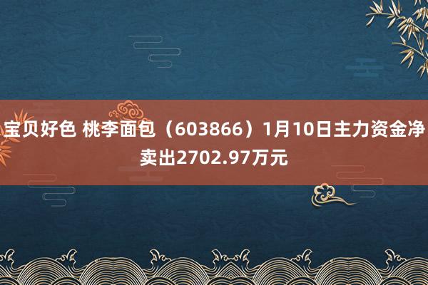 宝贝好色 桃李面包（603866）1月10日主力资金净卖出2702.97万元